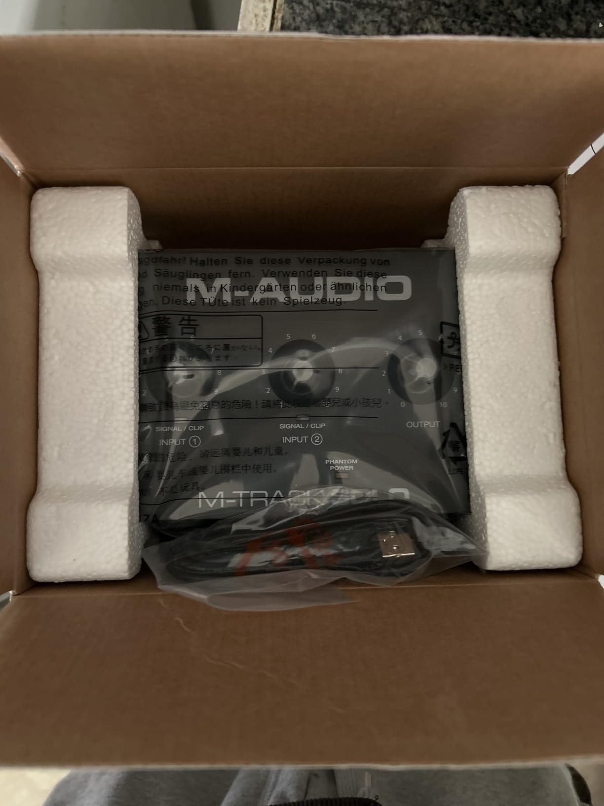 M-AUDIO M-Track Solo USB Audio Interface for Recording, Streaming and Podcasting customer photo 1