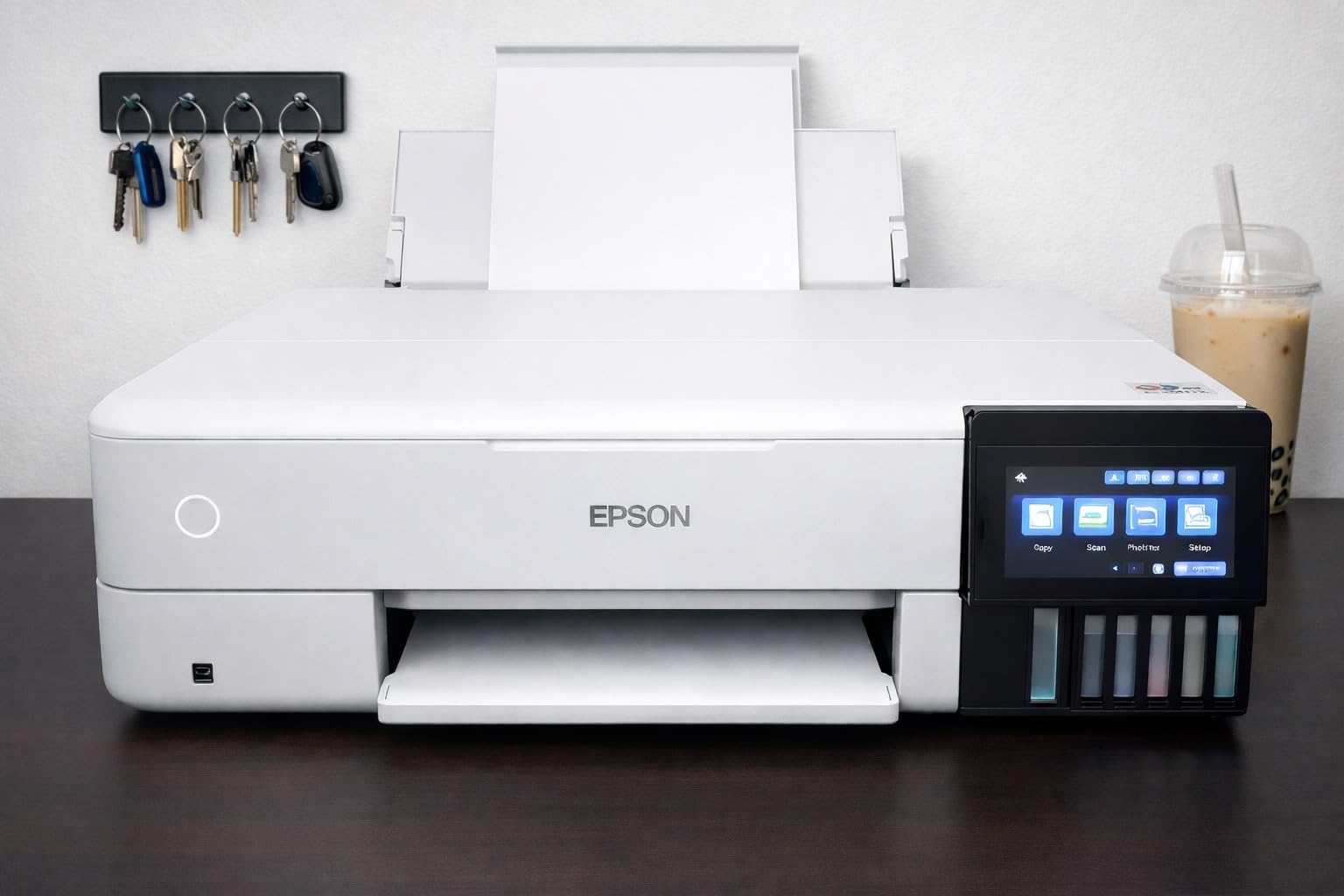 Epson EcoTank Photo ET-8550 Wireless Wide-format Color All-in-One Supertank Printer with Scanner Copier, Ethernet and 4.3-inch Colorful Touchscreen customer photo 1