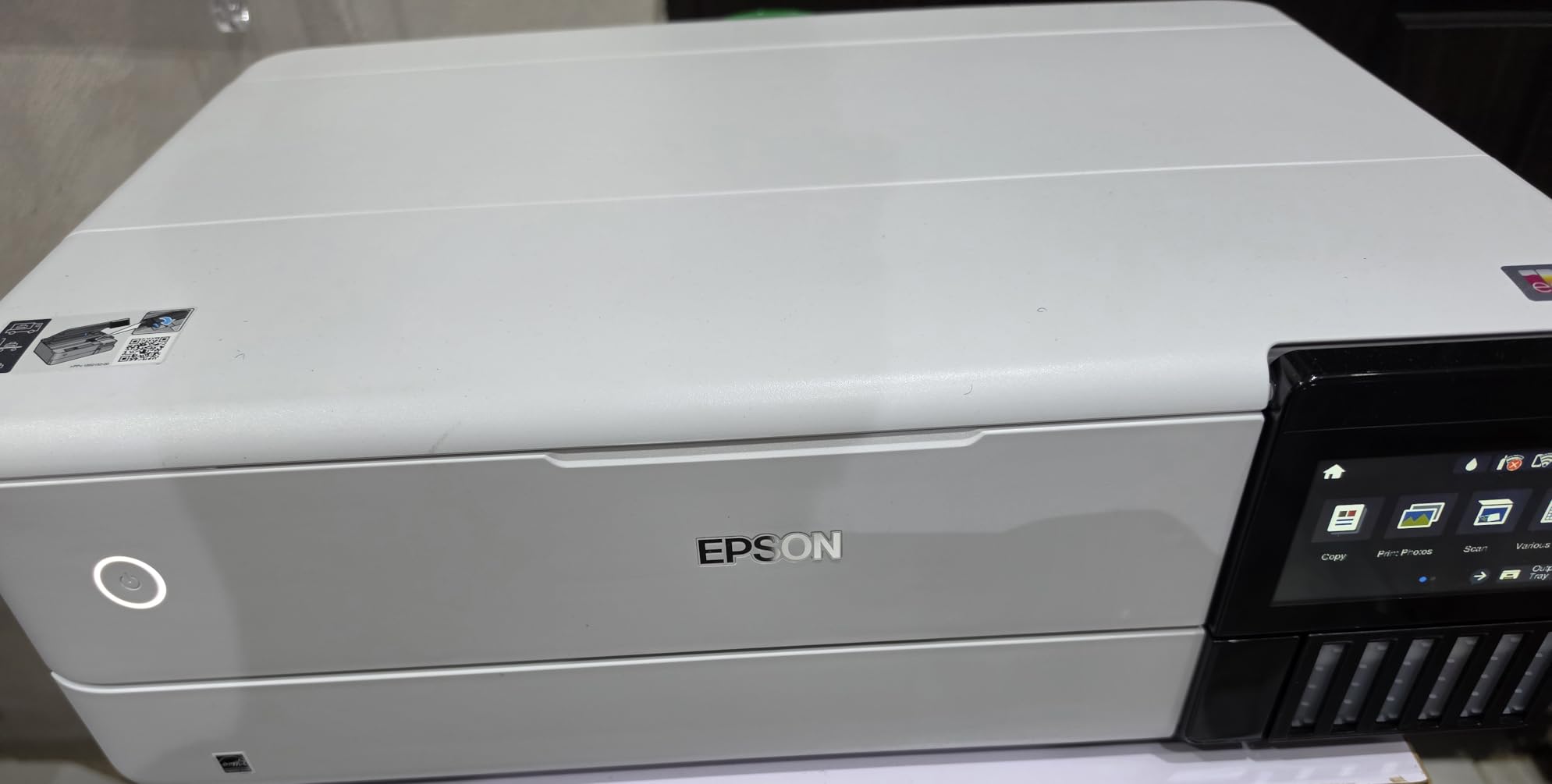 Epson EcoTank Photo ET-8550 Wireless Wide-format Color All-in-One Supertank Printer with Scanner Copier, Ethernet and 4.3-inch Colorful Touchscreen customer photo 2