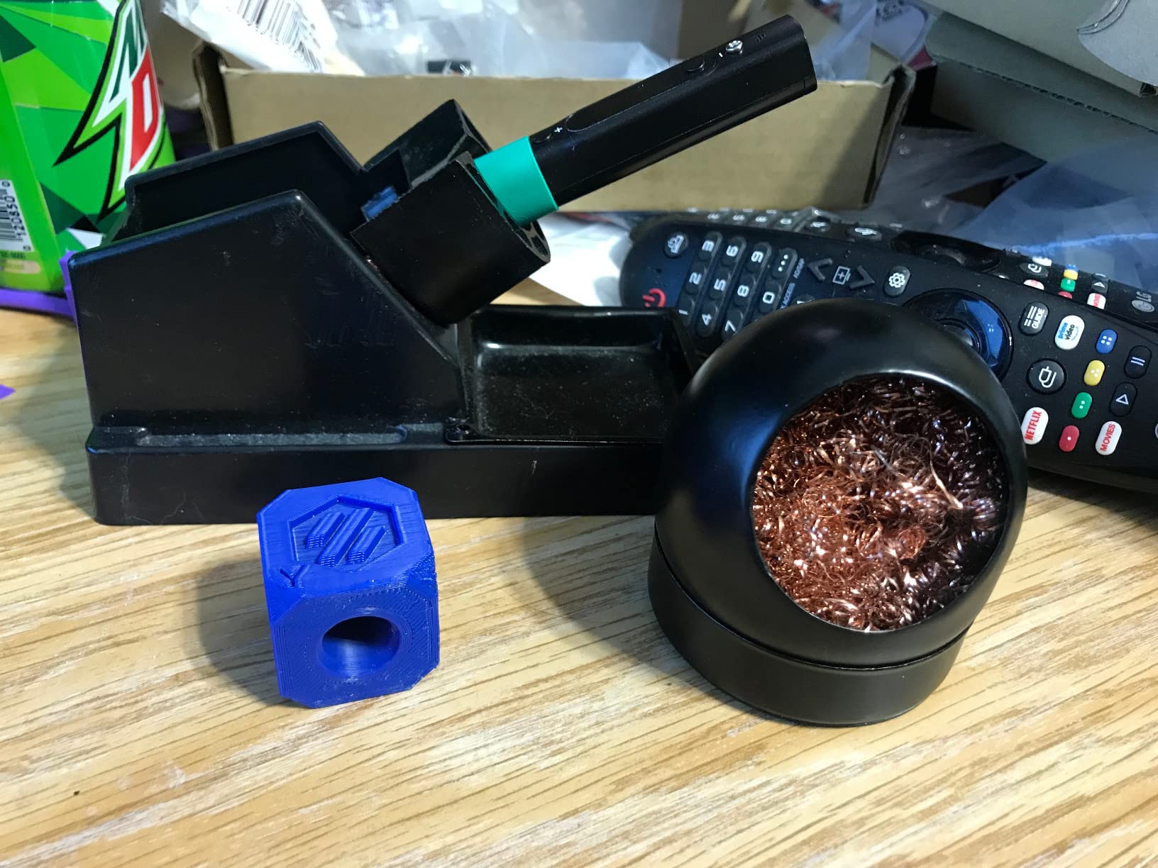 3.5X12X Helping Hands Soldering Station with LED Light & Alligator Clips - Magnifier Stand for Welding PCB Repair Jewelry Craft Hobby Model Building customer photo 2