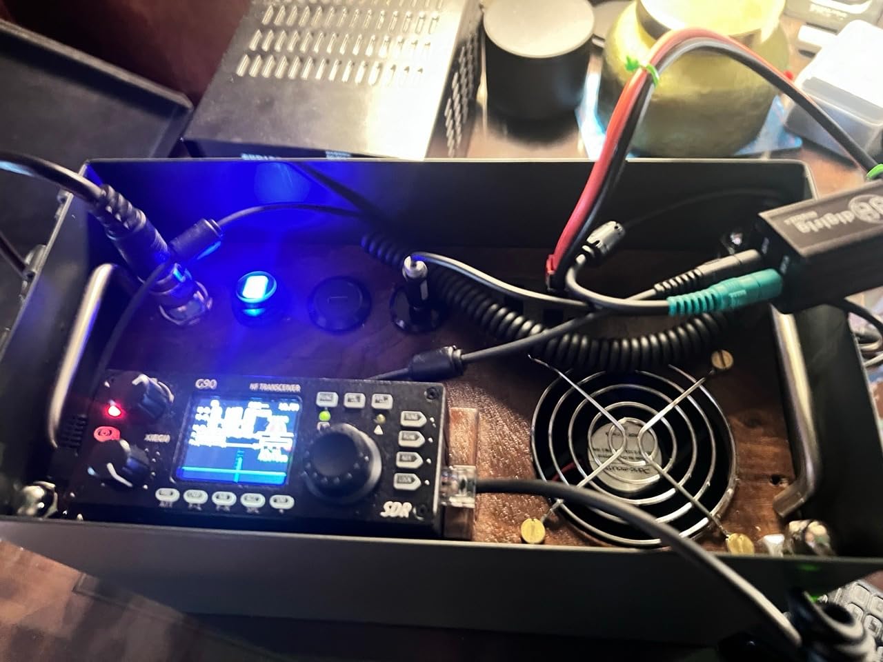 Xiegu G90 HF Radio Transceiver 20W SSB/CW/AM/FM SDR Structure with Built-in Auto Antenna Tuner customer photo 1