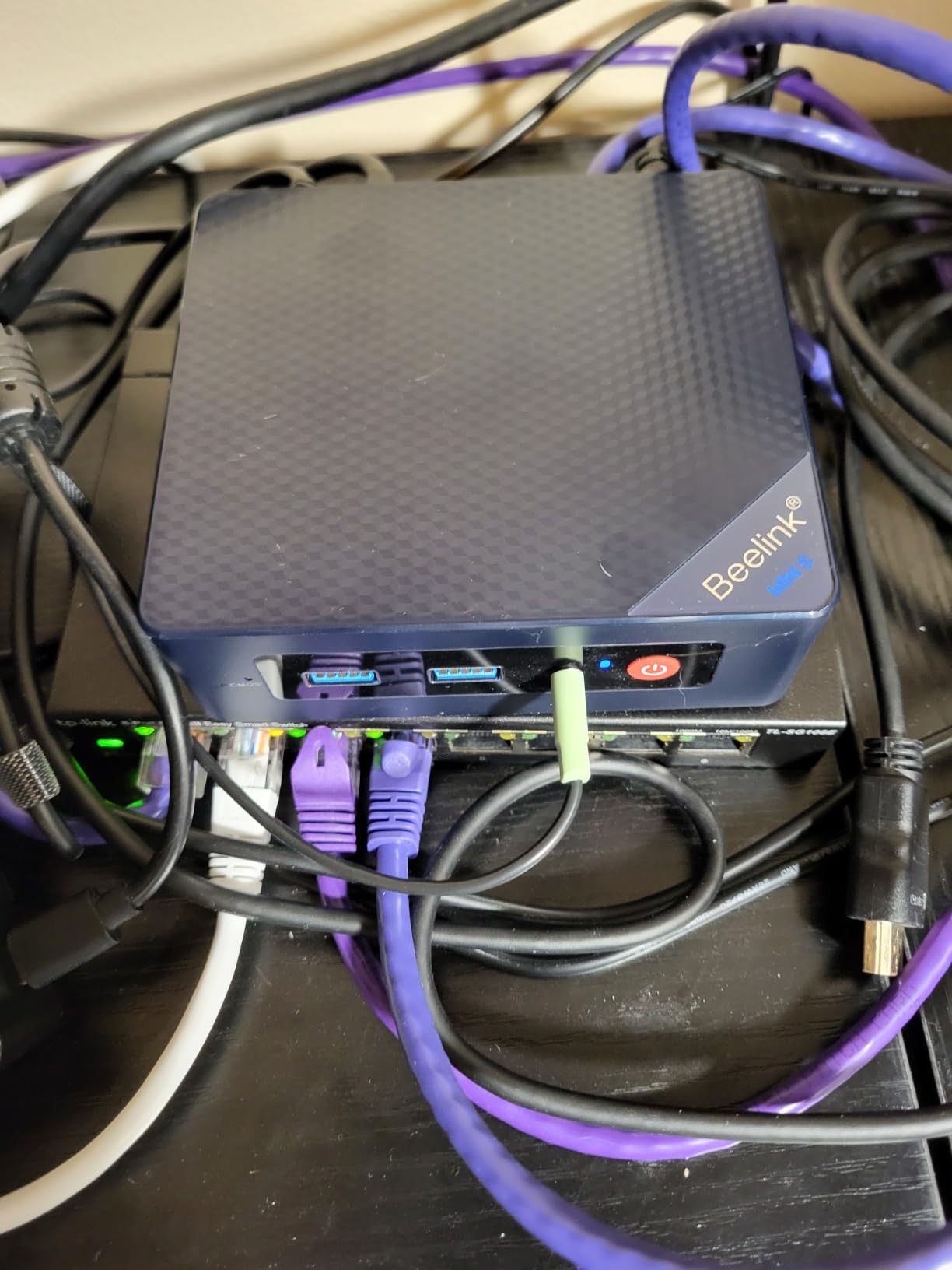 Beelink Mini PC, Mini S12 Intel 12th Gen 4-Core N95(up to 3.4GHz), Mini Computer 8GB DDR4 RAM 256GB SSD, Desktop PC Dual HDMI 4K UHD/Gigabit Ethernet/Dual WiFi5/BT4.2/HTPC/W11 Home customer photo 2