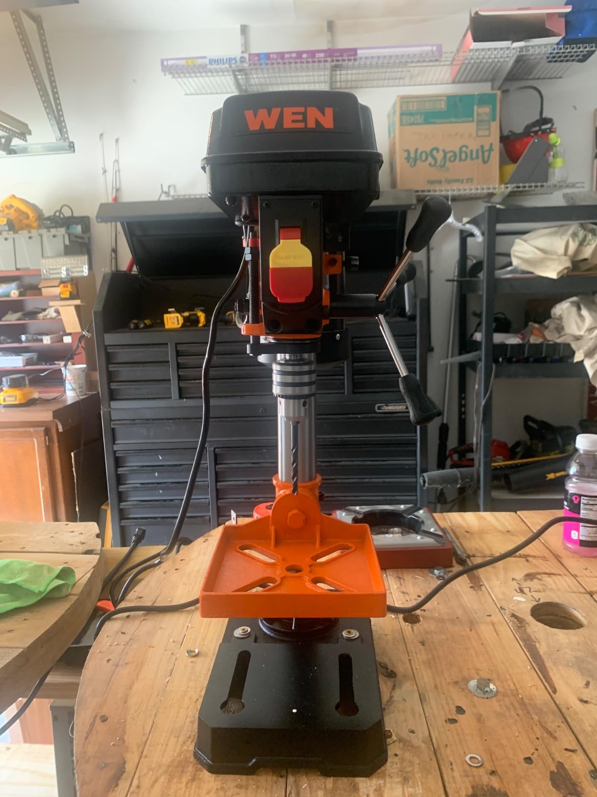 WEN 4208T 2.3-Amp 8-Inch 5-Speed Cast Iron Benchtop Drill Press customer photo 1