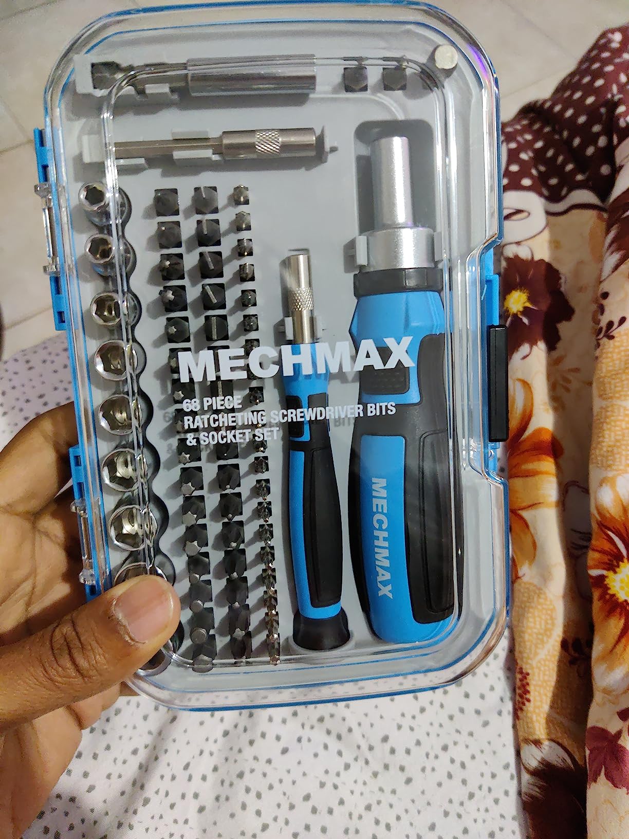 68-Piece MECHMAX Ratcheting Screwdriver Set - Magnetic Bit Driver Kit with Sockets & Precision Tools in Impact Case. Essential for Home, Auto, Electronics & DIY Gifts customer photo 1