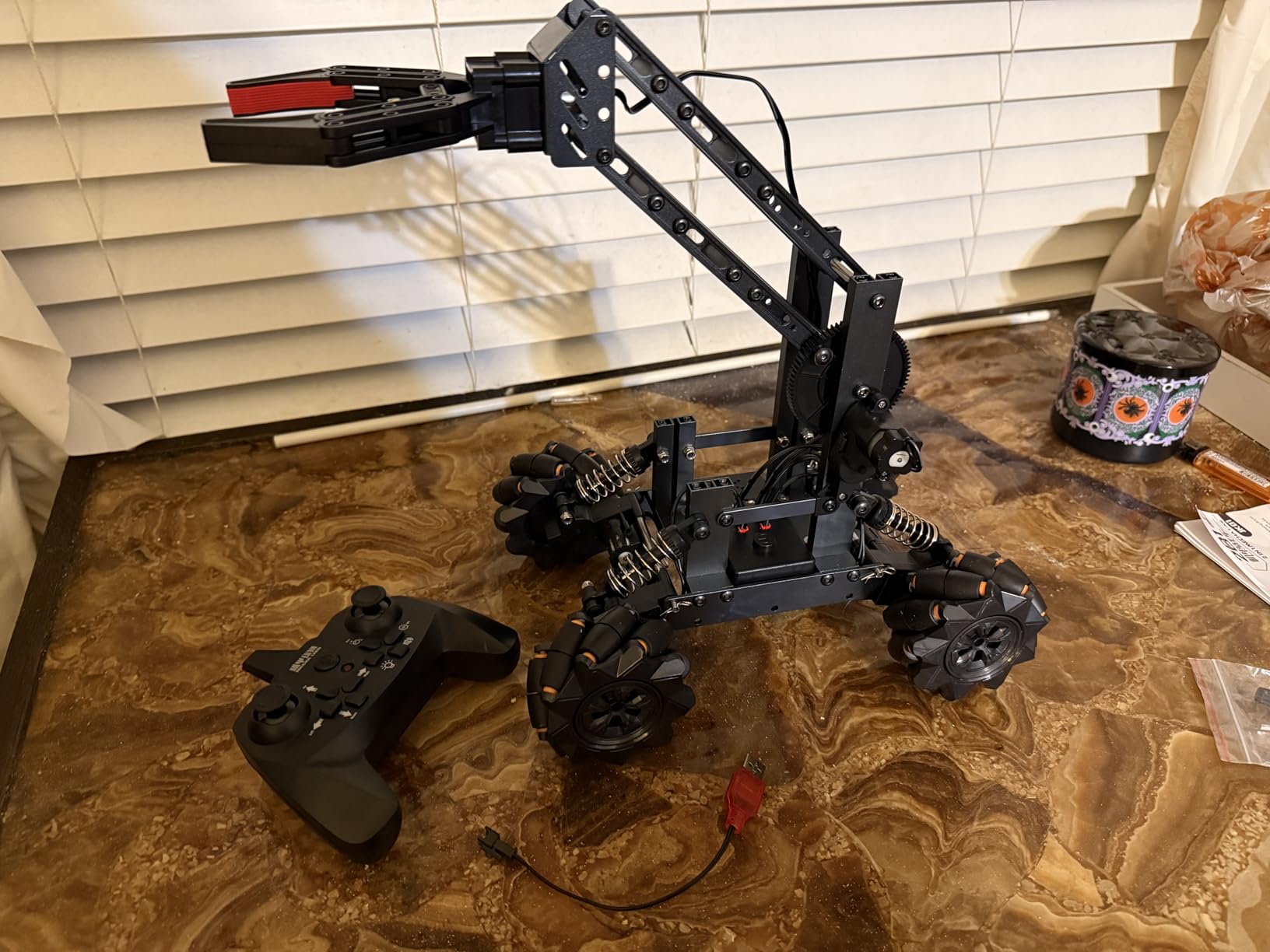 VANLINNY Robotic Arm Kit, DIY Engineering Educational Building Kit, STEM Project Gift for Kids Ages 8-14 customer photo 1