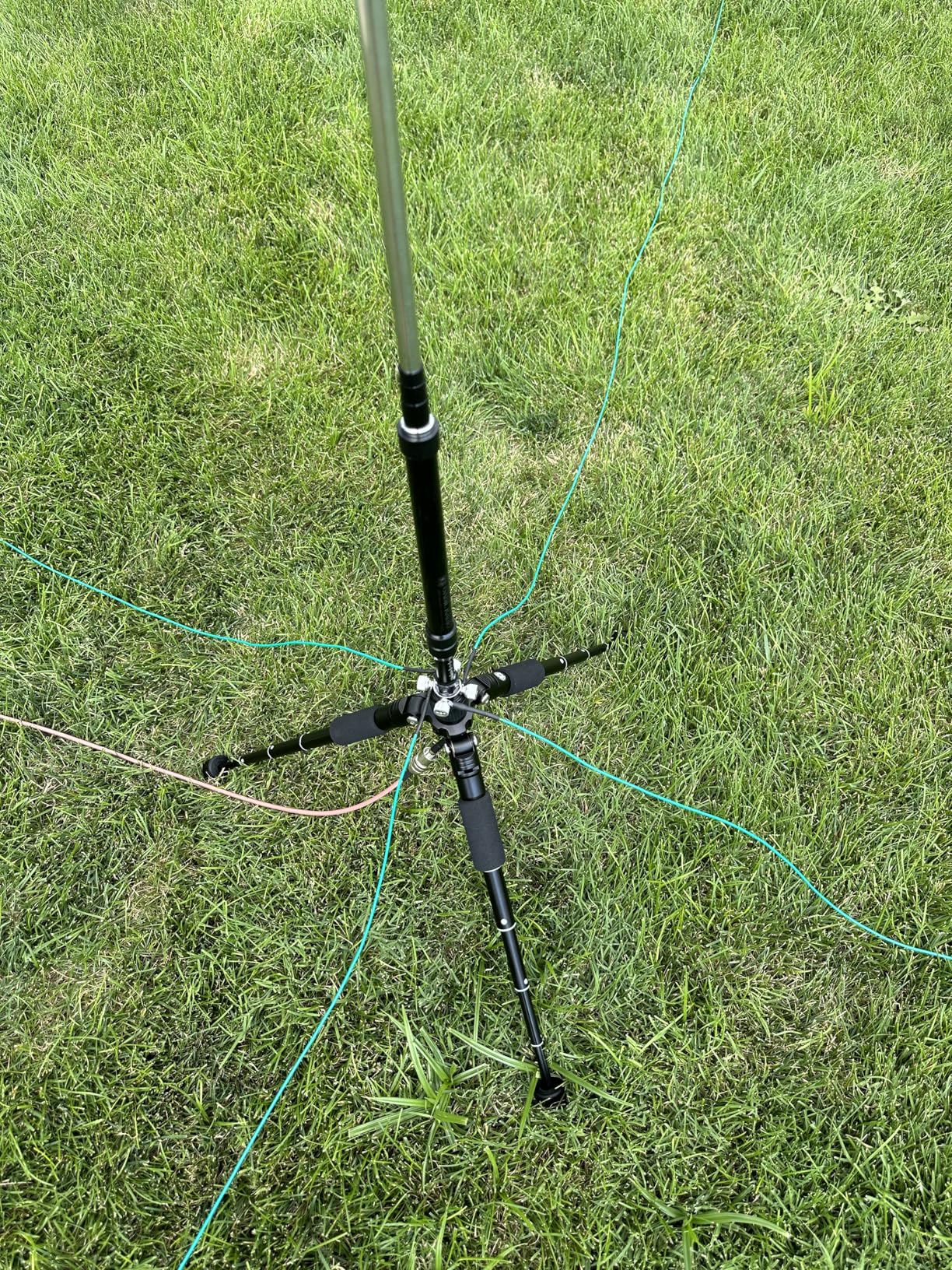 GRA-ULT01 MK3 Portable Antenna Tripod Mast - Lightweight Tower with SO239, 3/8