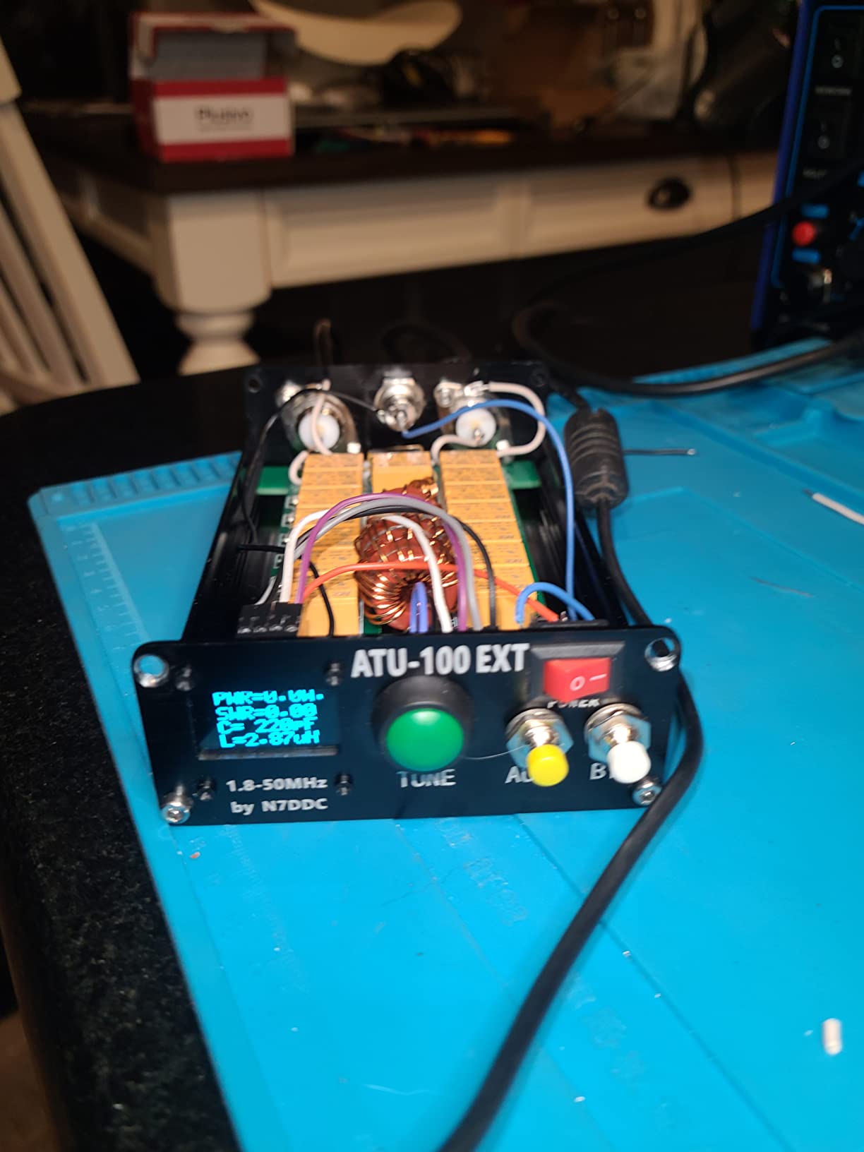 Malahit ATU-100 Antenna Tuner DIY Kits 1.8-50MHz atu100 Automatic Antenna Tuner by N7DDC 7x7 0.96 Inch OLED SMT and chip soldered 3.2 Version Firmware Programmed Unassembled customer photo 3
