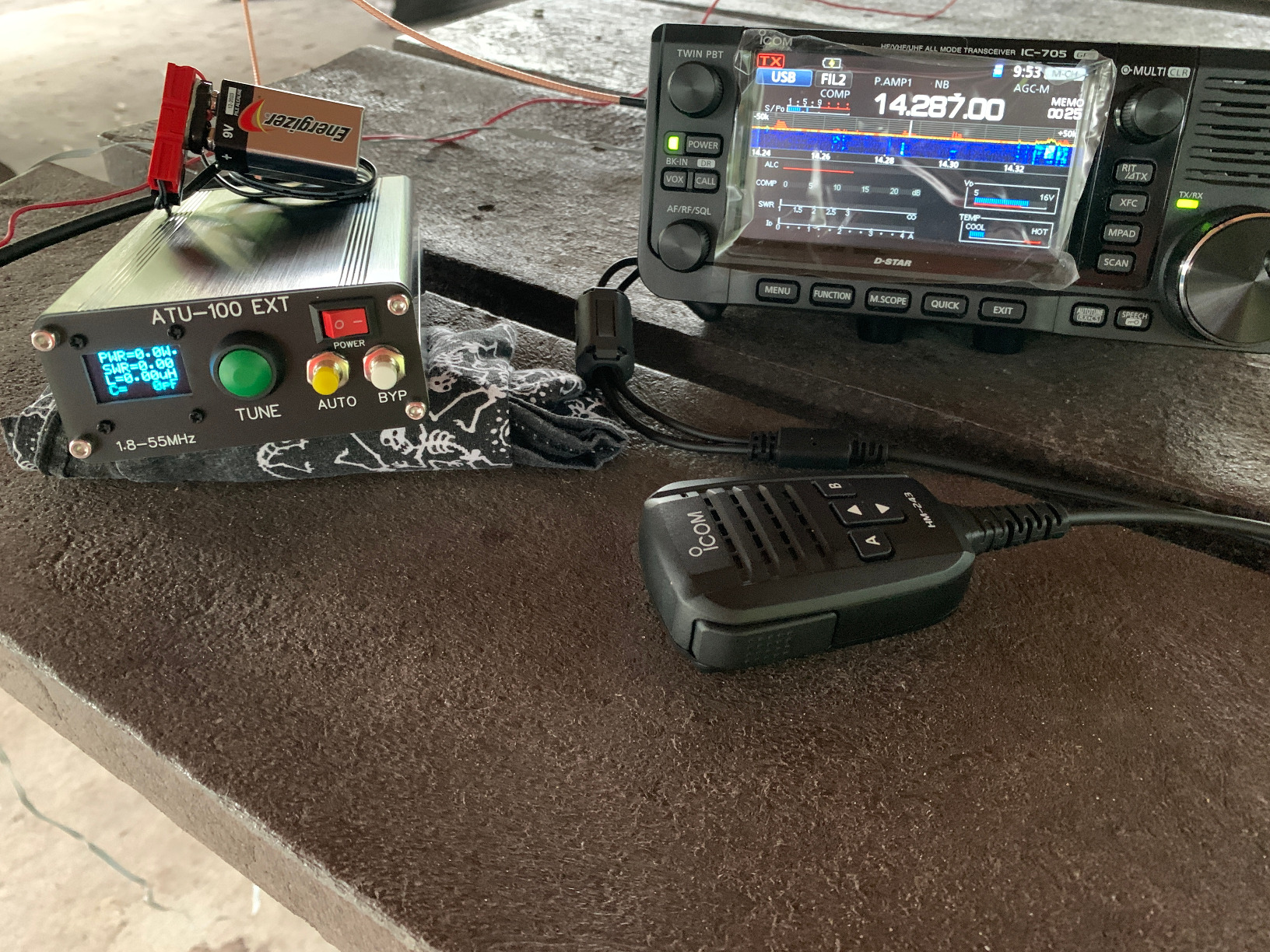 Malahit ATU-100 EXT Antenna Tuner 1.8-50MHz atu100 by N7DDC 7x7 0.96 Inch OLED 3.2 Firmware Programmed with Housing Assembled Machine with USB Cable (No Battery) Compatible with Radio Antenna customer photo 4