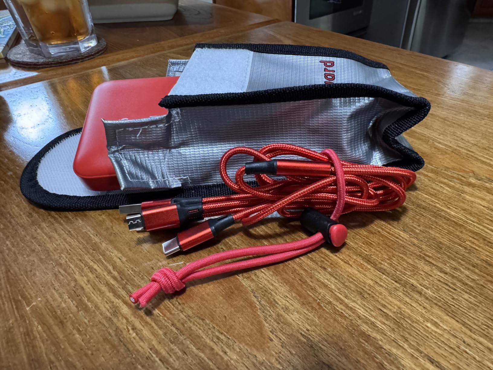 Tenergy 2 Pack, Fire Retardant Lipo Bags, Battery Bags for Charging and Storage, 5.5x3.5x2 inches Each customer photo 2