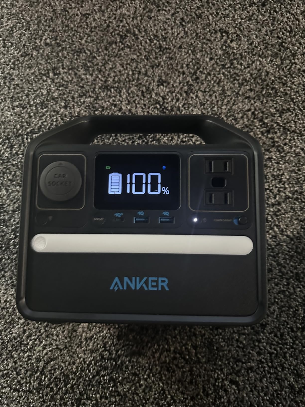 Anker 521 Portable Power Station Upgraded with LiFePO4 Battery, 256Wh 6-Port PowerHouse, 300W (Peak 600W) Solar Generator, 2 AC Outlets, 60W USB-C PD Output customer photo 2
