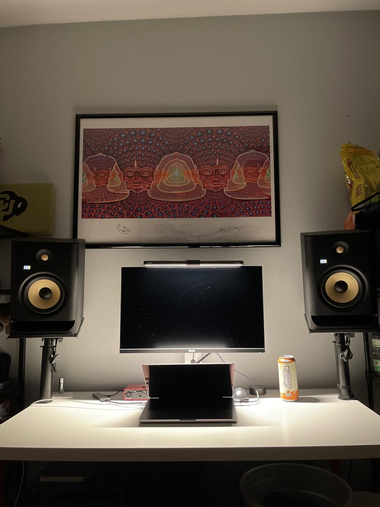 Vondynote Studio Monitor Stands Pair Heavy Duty Desk Clamp Speaker Stands with Adjustable Tilt Angle Tray of 0-12 ° customer photo 2