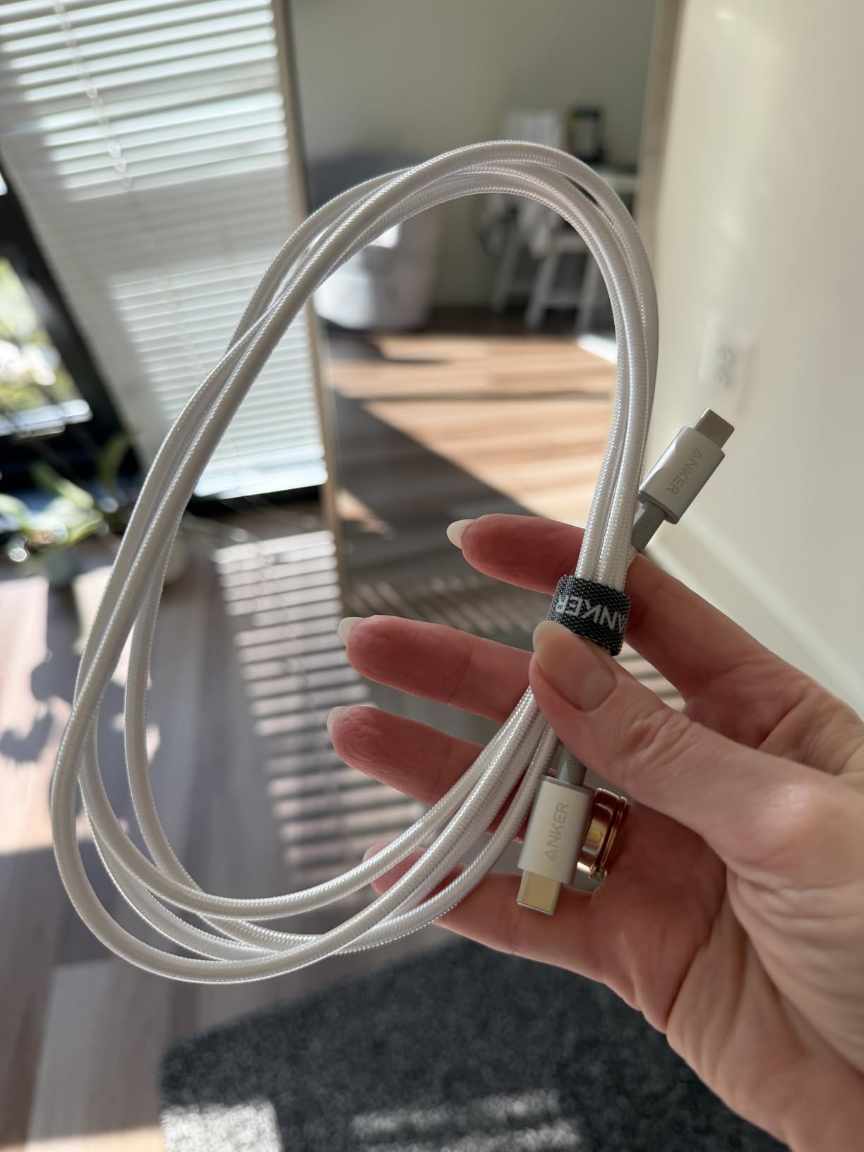 Anker USB C to USB C Cable, 2-Pack 6 FT (1.8 m) Type C 100W Charger Cord, Fast Charging for iPhone 17 Series, MacBook Pro 2020, Pixel, and More (Black, Not for Video Output) customer photo 2