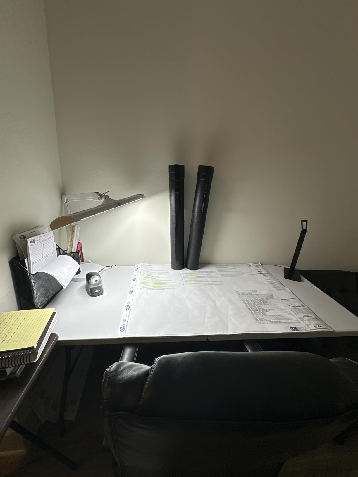 Neatfi 3,500 Lumens LED Desk Lamp - 45W Dimmable Task Light | Adjustable Color Temperature | 3 Light Modes | 540 SMD LEDs | Reading, Craft, Workbench & Office (Black-CCT, 26-Inch Wide Shade) customer photo 2