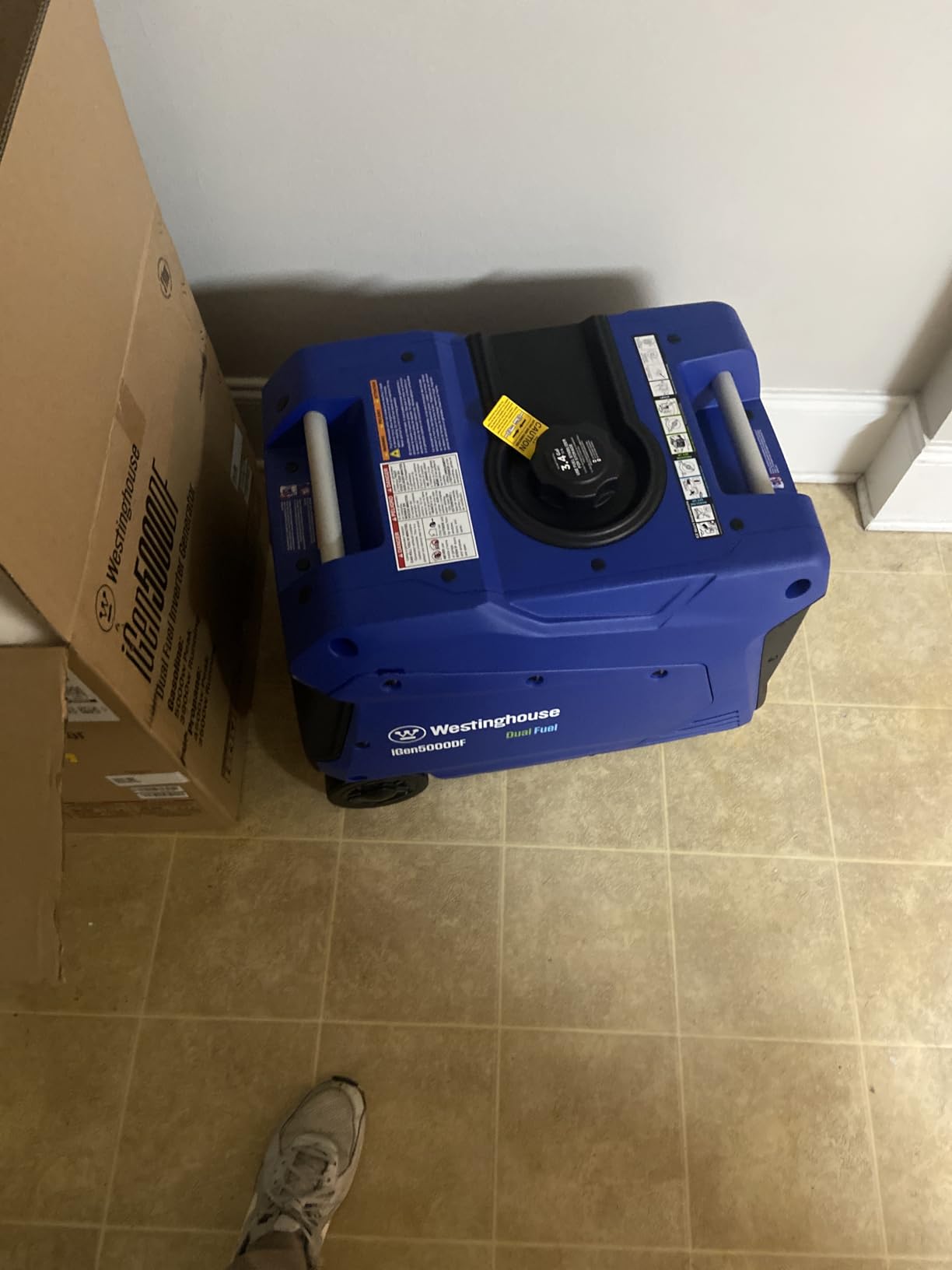 Westinghouse 5000 Peak Watt Super Quiet Dual Fuel Portable Inverter Generator, Remote Electric Start, Gas & Propane Powered, RV Ready 30A Outlet, Parallel Capable customer photo 2