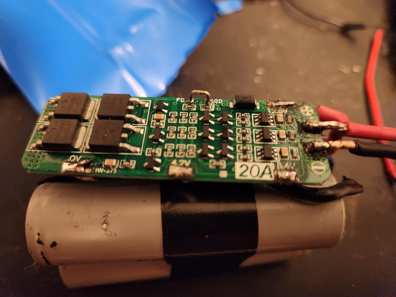 6pcs 3S 20A BMS 18650 Li-ion Lithium Battery Charger Module BMS Protection Board PCB 11.1V 12V 12.6V Module customer photo 1