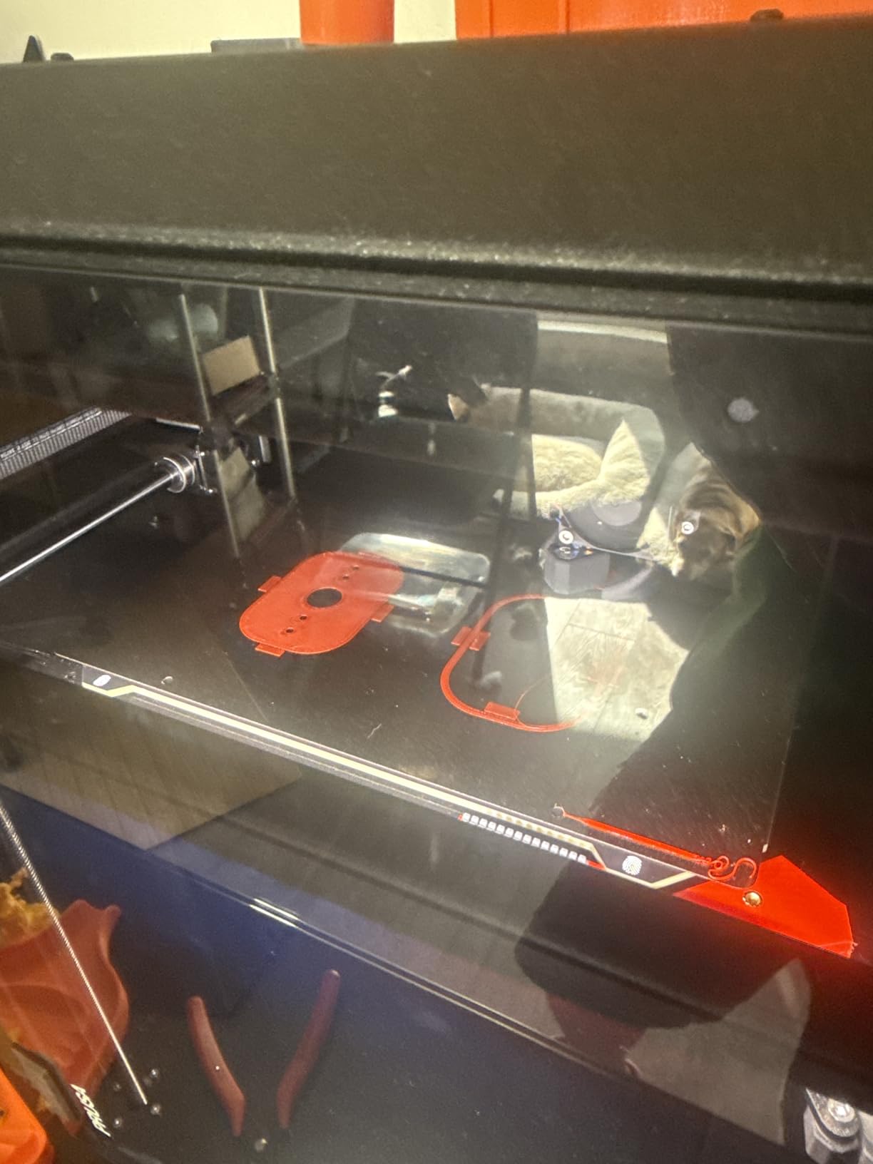 Ender 5 Plus Double Sided Textured PEI Sheet Flexible Spring Steel Build Plate 377x370mm with Magnetic Base customer photo 1