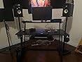 Music Studio Desk Production Workstation - Recording Studio Desk for Producer with Power Outlet, Studio Workstation for Music Recording, Home Studio Table Desk, Black customer photo 1