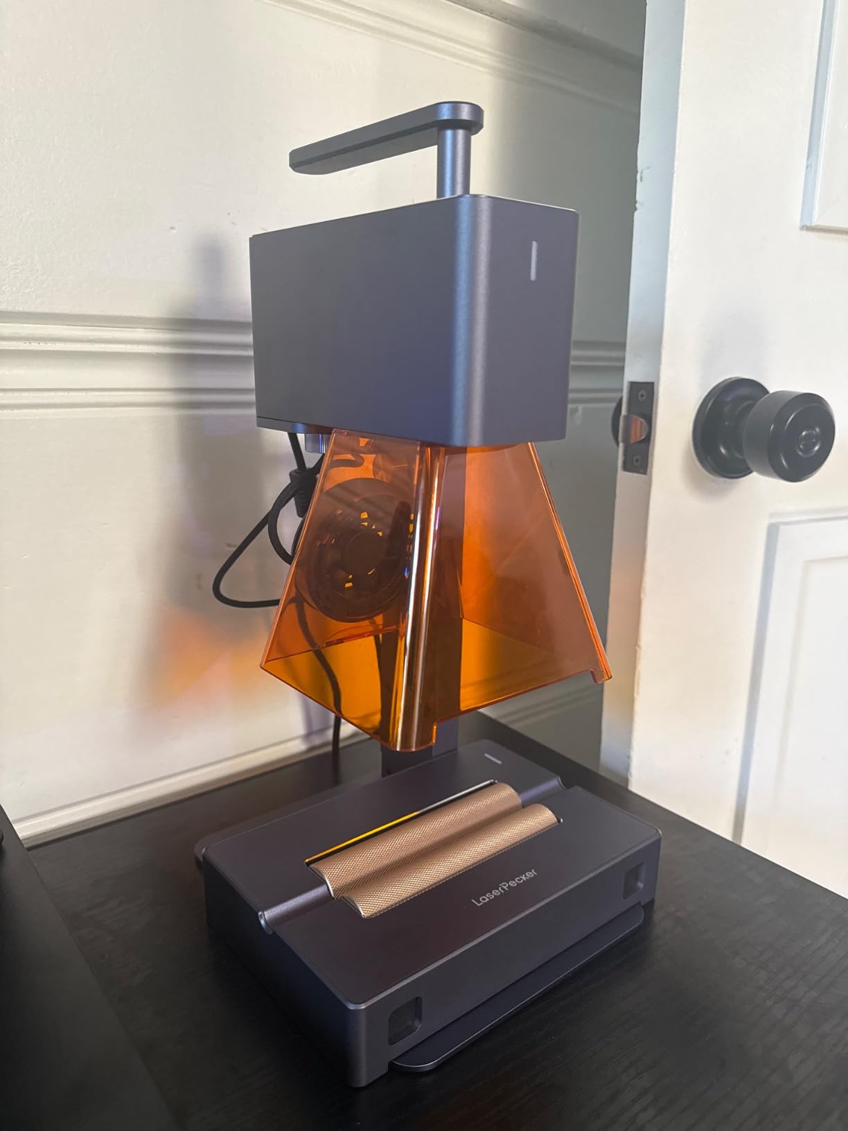 LaserPecker LP2 Laser Engraver with Roller, Portable and Handheld Laser Engraving Machine for Wood Metal Leather Acrylic Engraving Laser Cutter, Suit Set with Versatile Rotary Roller customer photo 1