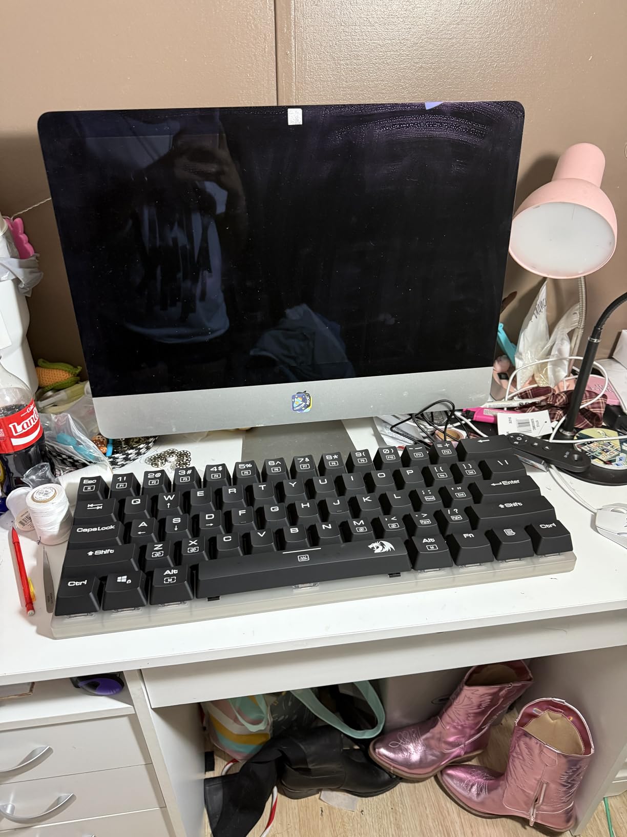 Redragon K605 Alien Giant Mechanical Gaming Keyboard, Super Big 61 Keys & Outemu Blue Switch, RGB LED Backlit Ergonomic Wired Type-C Full Key Conflict Free Anti-Ghosting NKRO Keyboard customer photo 2
