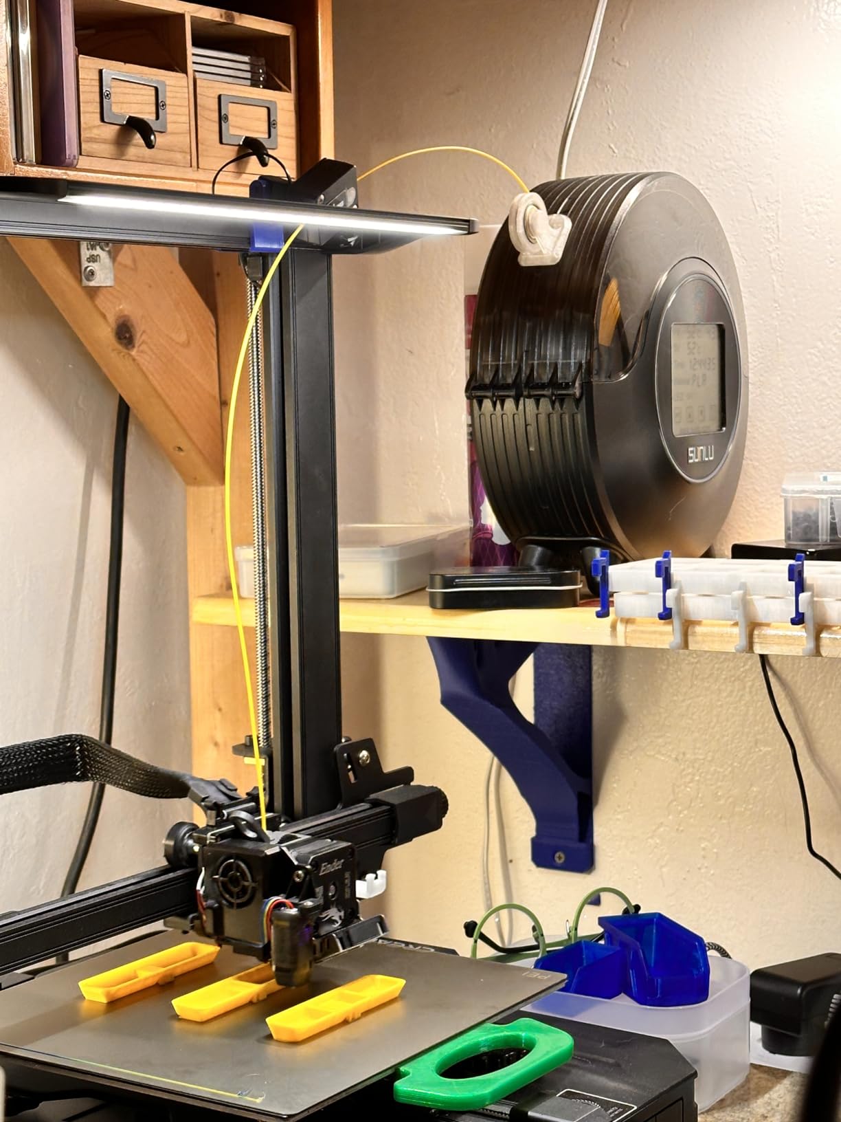 SUNLU Official Filament Dryer S1 Plus, Built-in Circulation Fan, Filament Dryer Box Storage Box for 3D Printer customer photo 1