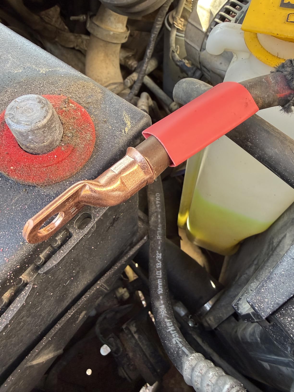 Hydraulic Cable Lug Crimper 10 US TON 12 AWG to 00 (2/0) Electrical Terminal Cable Wire Tool Kit with 9 Die (12awg~00awg Crimping Tool) customer photo 1