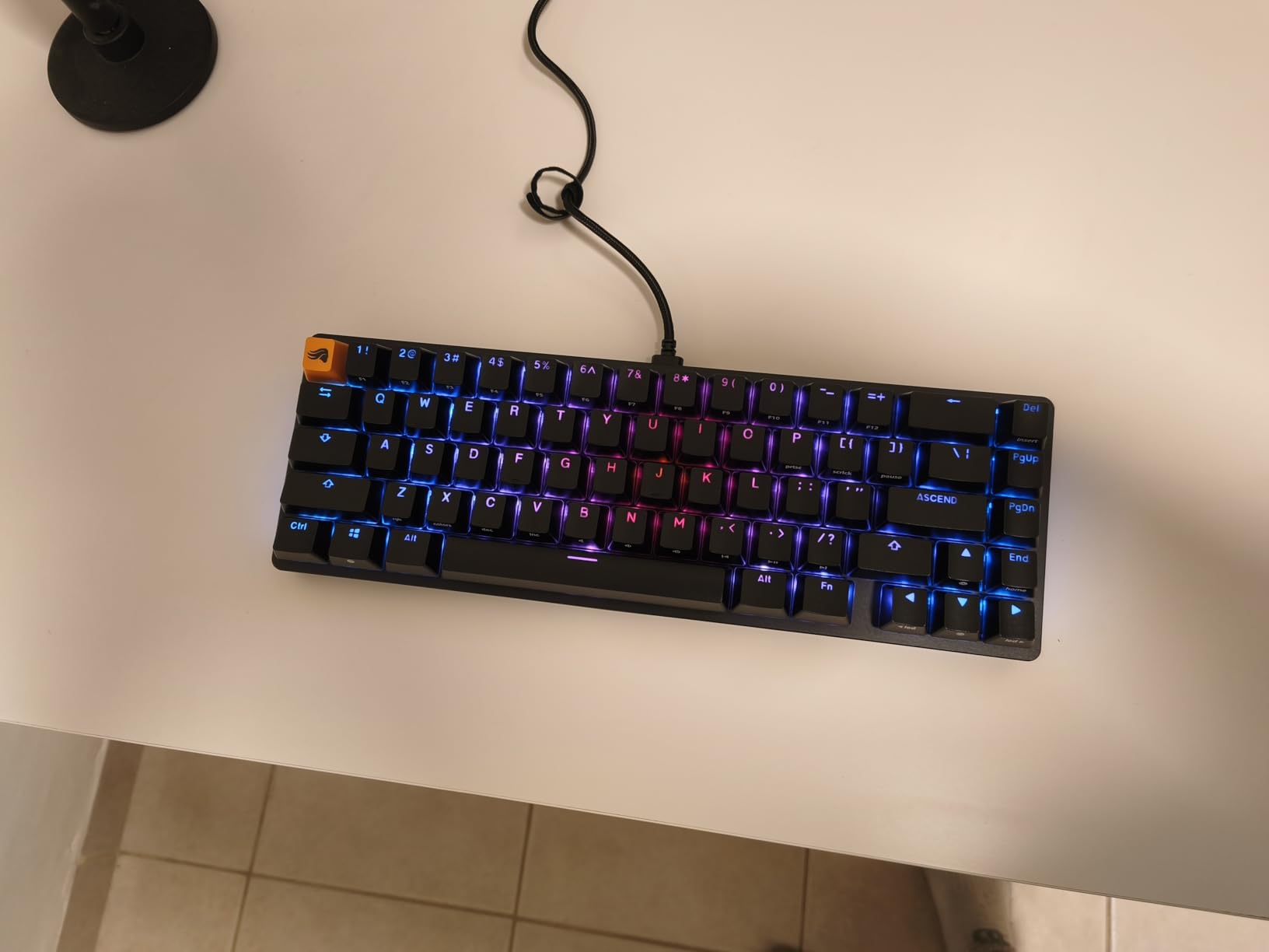 Glorious Gaming GMMK 2-65 Percent Keyboard - White Custom Layout - Compact Low-Profile - Hotswap w/Cherry Mx Style Switches - Incl. Double Shot Keycaps & Linear Switches customer photo 2