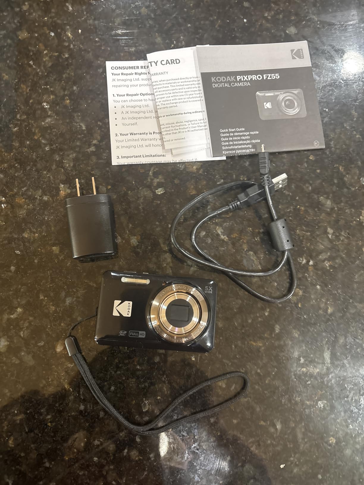Kodak PIXPRO FZ55-BK 16MP CMOS Sensor Digital Camera 5X Optical Zoom 28mm Wide Angle 1080P Full HD Video 2.7 LCD Vlogging Camera (Black) customer photo 1