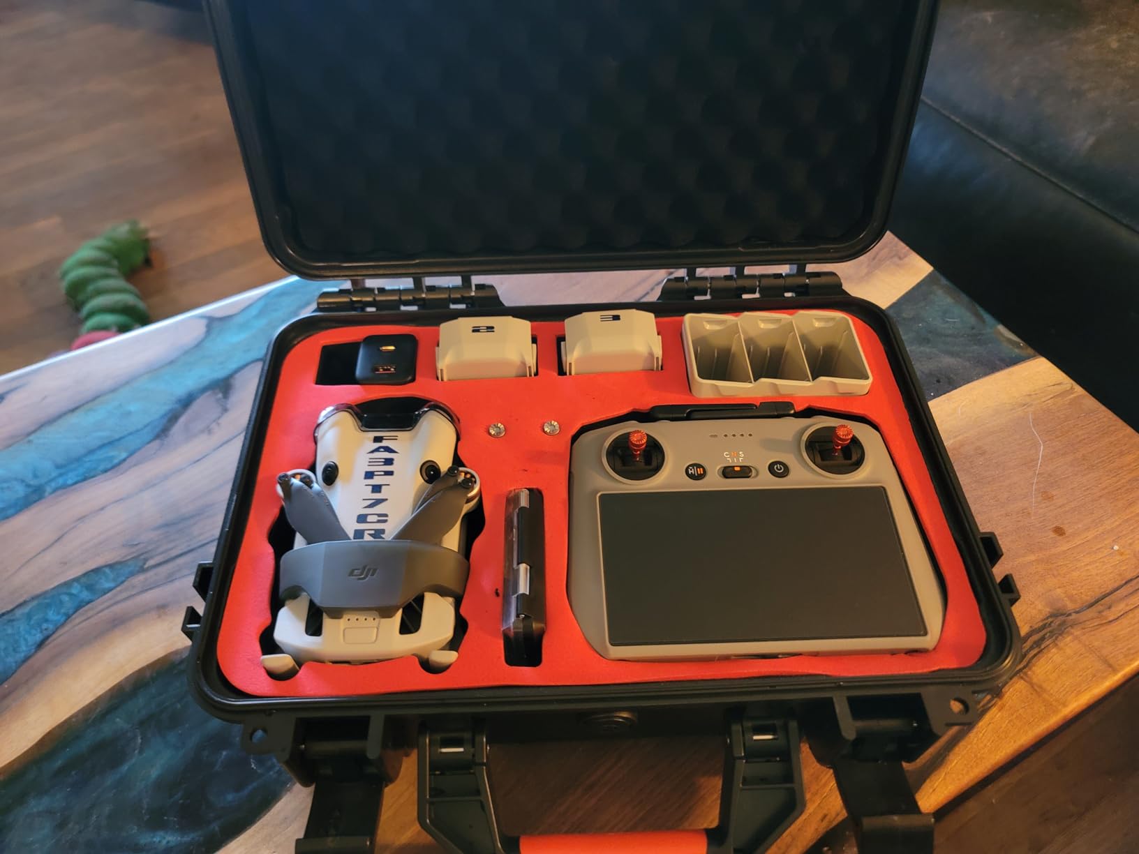 STARTRC Waterproof Hard Carrying Case for DJI Mini 3/4 Pro Fly More Combo, Travel Case for DJI Mini 3 Drone, RC2/RC-N3 Controller,7 Batteries, Other Accessories customer photo 1