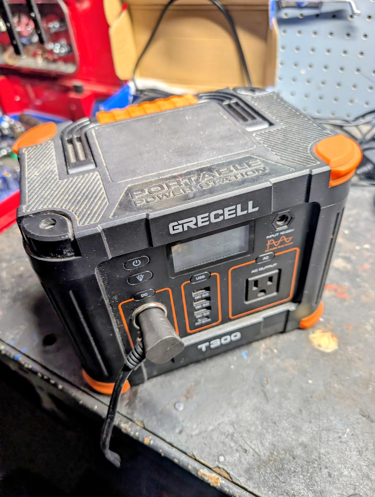 Portable Power Station 300W, GRECELL 288Wh Solar Generator with 60W USB-C PD Output, 110V Pure Sine Wave AC Outlet Backup Lithium Battery for Outdoors Camping Travel Home Blackout customer photo 2