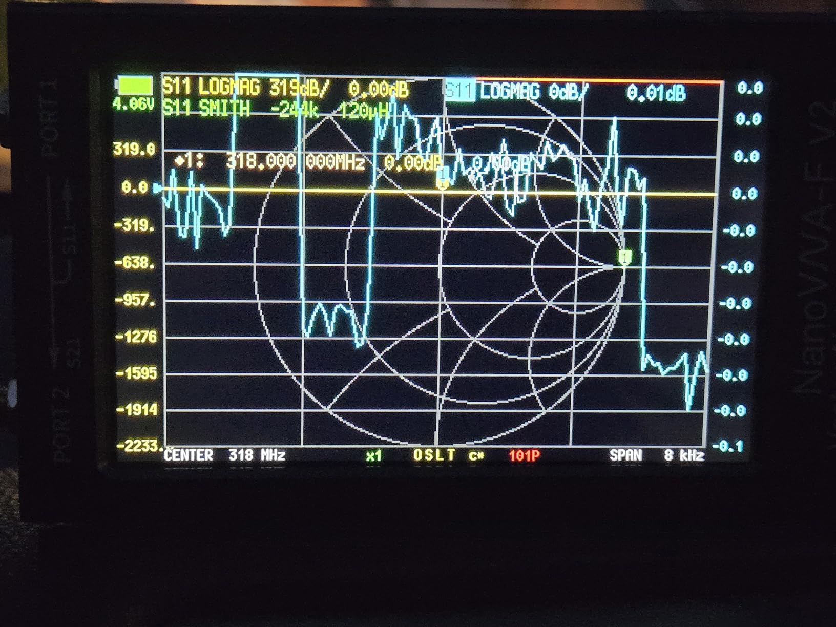 AURSINC Upgraded NanoVNA-F V2 Vector Network Analyzer 50KHz-3GHz HF VHF UHF VNA Antenna Analyzer, 4.3inch Touchscreen, 5000mAh Battery customer photo 2