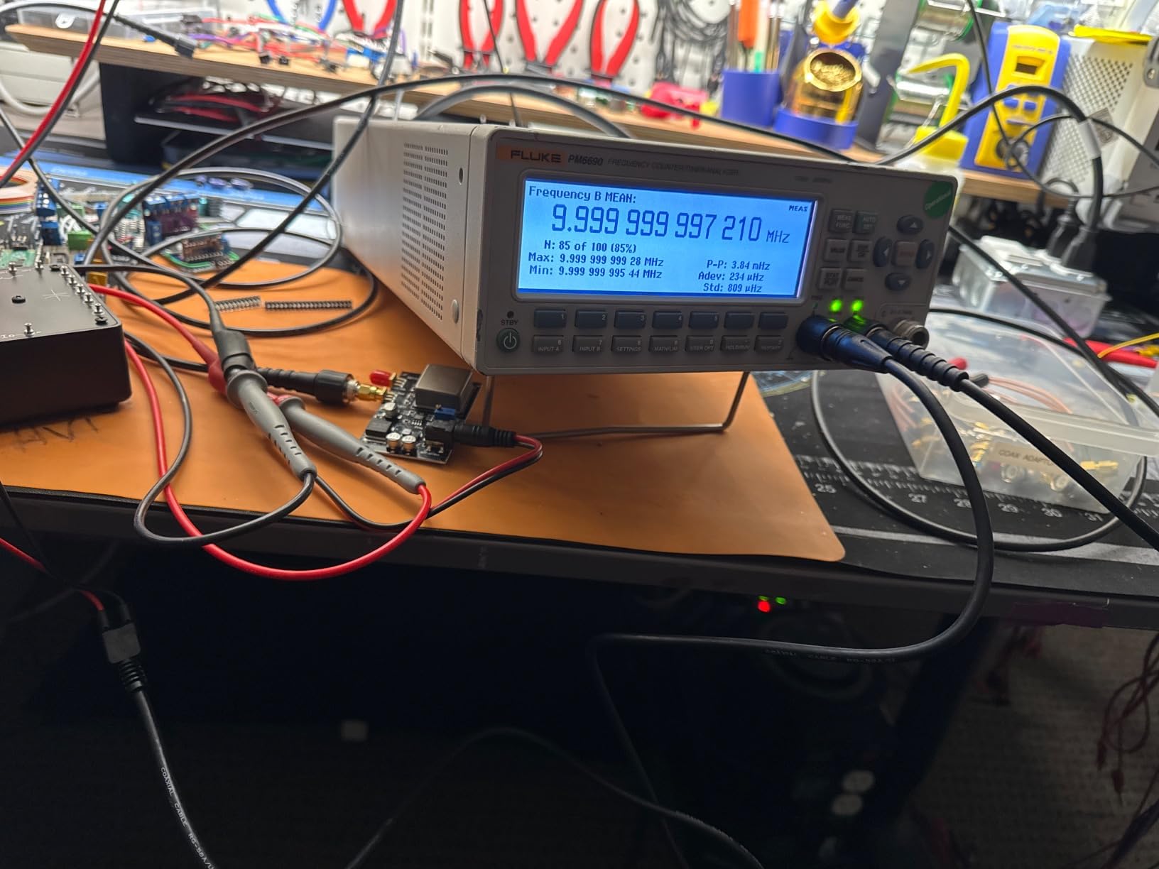 OCXO Oscillator Module 10MHz Adjustable Frequency Standard with Constant Temperature for Precision Timing and Reference customer photo 1