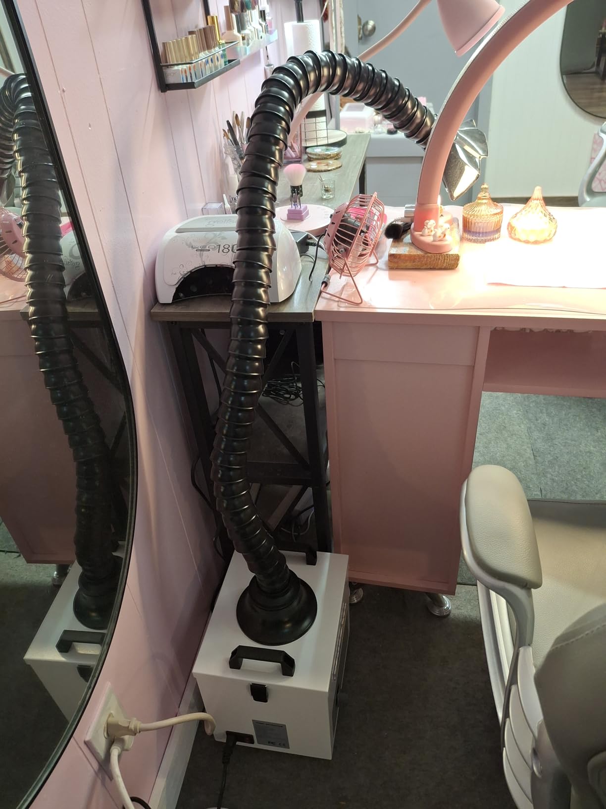 FumeClear Solder Fume Extractor - Powerful 100W Suction 200m³/h, Low-Noise, 3-Stage Filtration System with 12PCS Filters for Laser Welding Smoke Absorption and Desktop Soldering customer photo 1