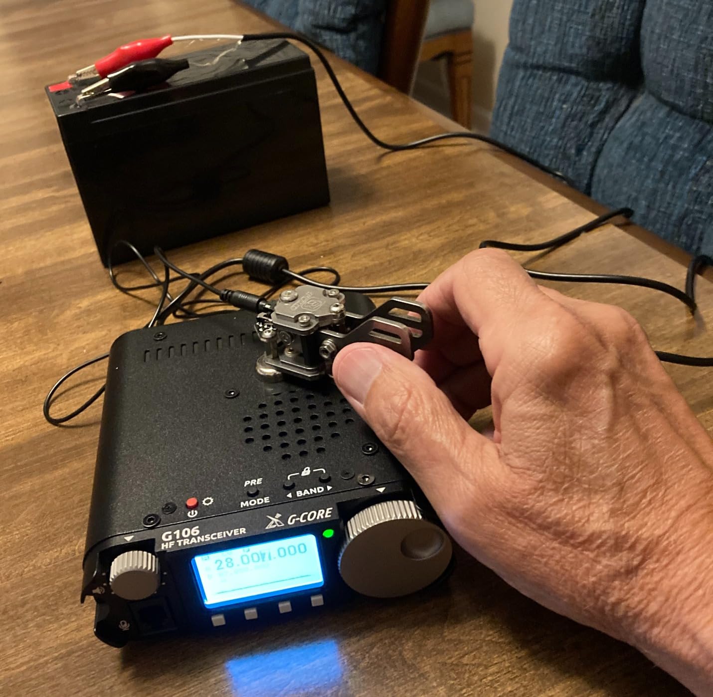 Xiegu G106 SDR HF Transceiver, 5W QRP Radio, SSB CW AM WFM, Support FT8 customer photo 1