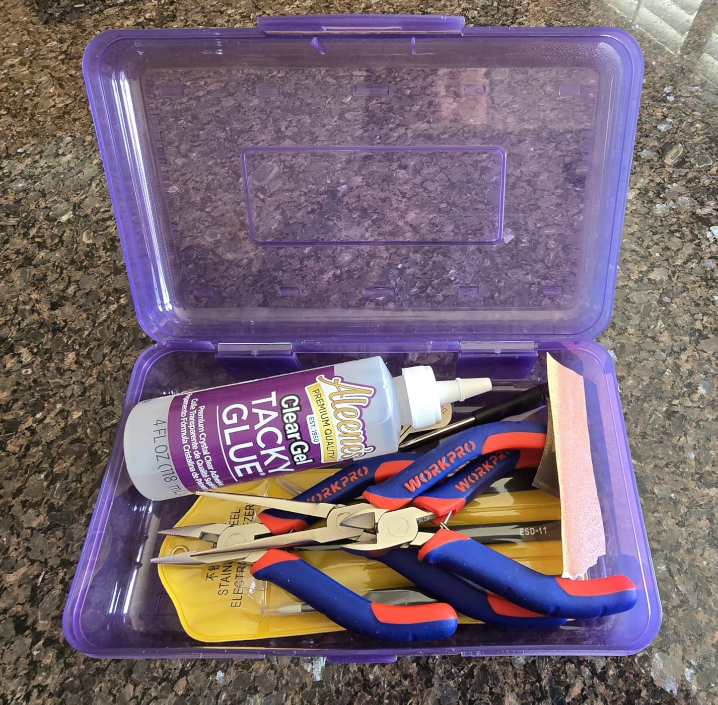WORKPRO Mini Pliers Set, 3-Piece Small Pliers Tool Kit Includes 4