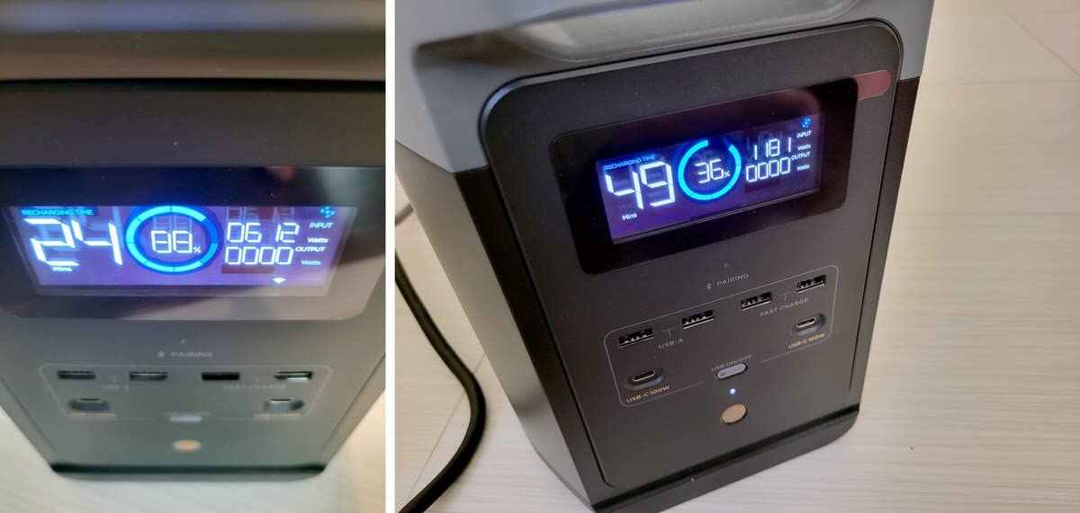 EF ECOFLOW Portable Power Station DELTA 2, 1024Wh LiFePO4 Battery, 1800W AC/100W USB-C Output customer photo 2