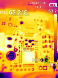 UNI-T UTi260B Thermal Camera with Macro Lens, Infrared Cameras Thermal Imaging Camera 256x192 IR Resolution Thermal Imager 49152Pixels 7 Palettes 25 Hz Refresh Rate, IP65 2-Meter Drop, 2.8