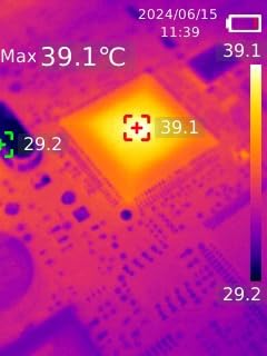 UNI-T UTi260B Thermal Camera with Macro Lens, Infrared Cameras Thermal Imaging Camera 256x192 IR Resolution Thermal Imager 49152Pixels 7 Palettes 25 Hz Refresh Rate, IP65 2-Meter Drop, 2.8