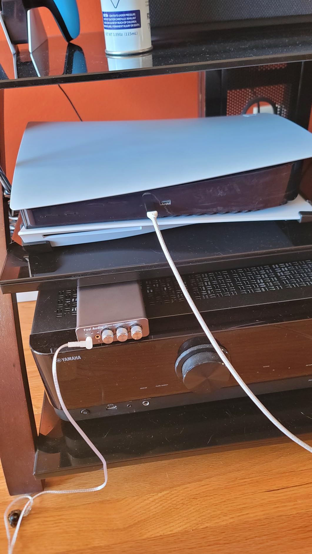 Fosi Audio K5 Pro Gaming DAC Headphone Amplifier, USB Type C/Optical/Coaxial to RCA/3.5MM AUX for PS5/PC/MAC/Computer customer photo 2