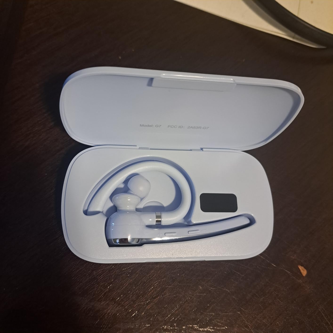HEIBAS Bluetooth Headset, Wireless Earpiece with Mic for Work customer photo 2
