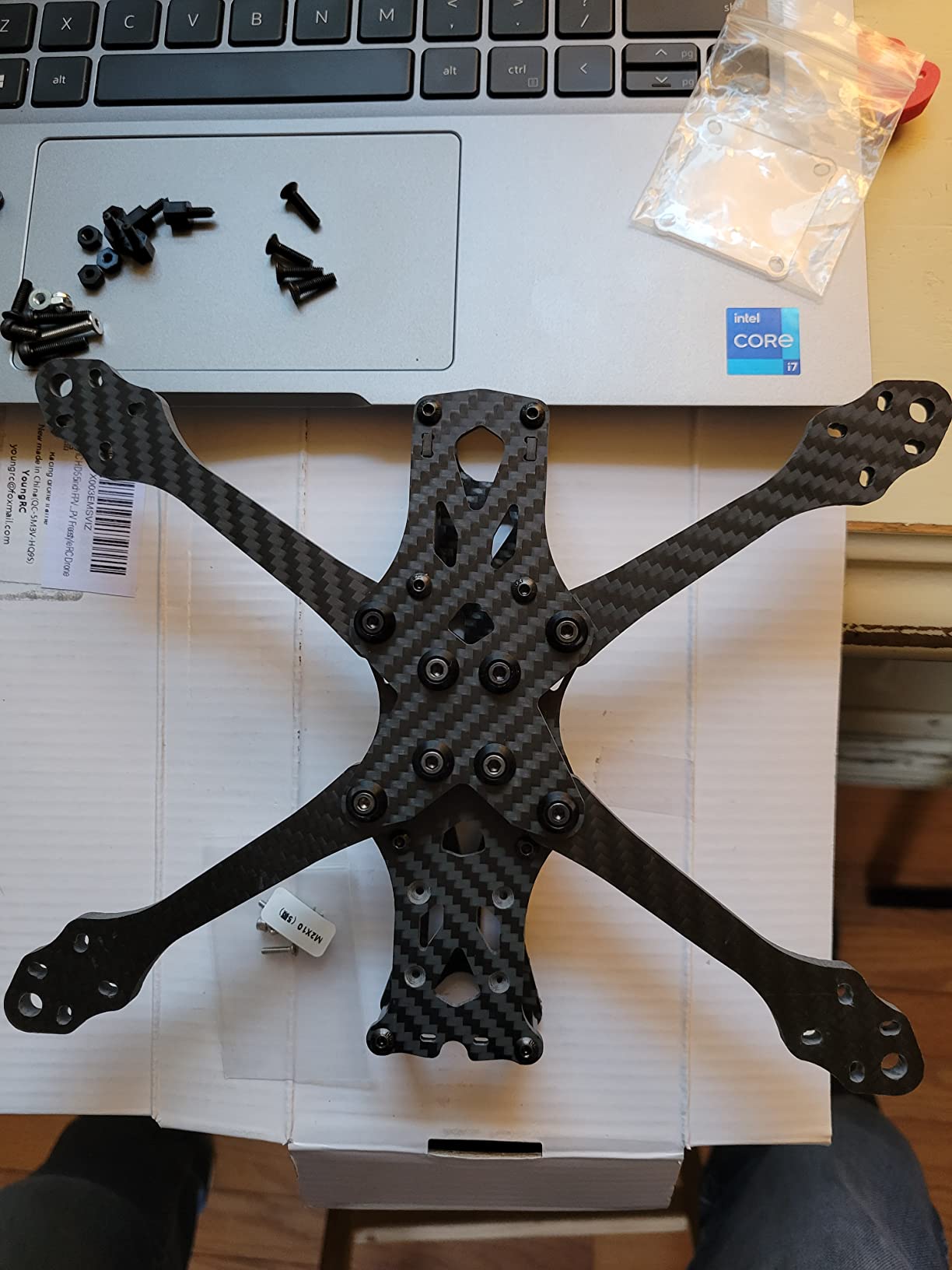 YoungRC HD5 5inch FPV Racing Drone Frame 225mm Carbon Fiber Quadcopter Frame Kit for HD FPV Freestyle RC Drone customer photo 2