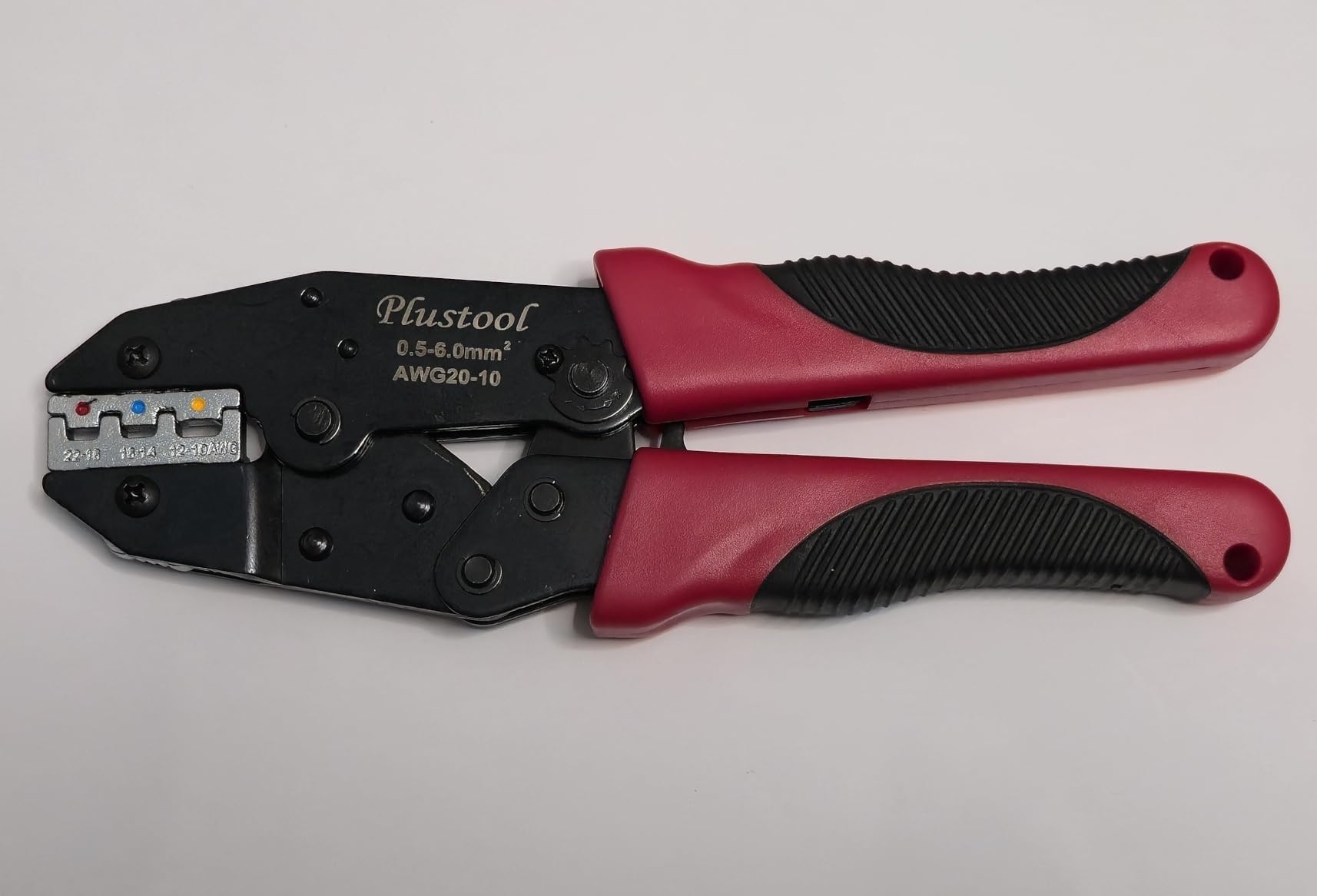 Plustool Crimping Tool for Heat Shrink Connectors AWG22-10, Ratcheting Wire Terminal Crimper - Crimping Pliers - Electrical Crimping Tool customer photo 1