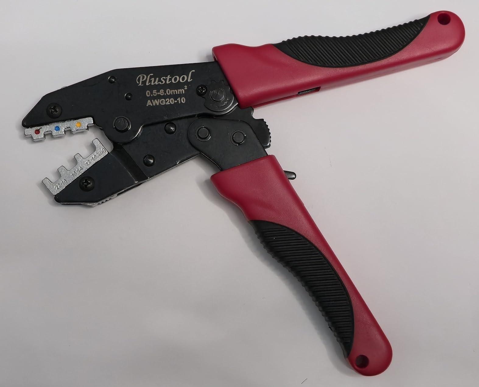 Plustool Crimping Tool for Heat Shrink Connectors AWG22-10, Ratcheting Wire Terminal Crimper - Crimping Pliers - Electrical Crimping Tool customer photo 2