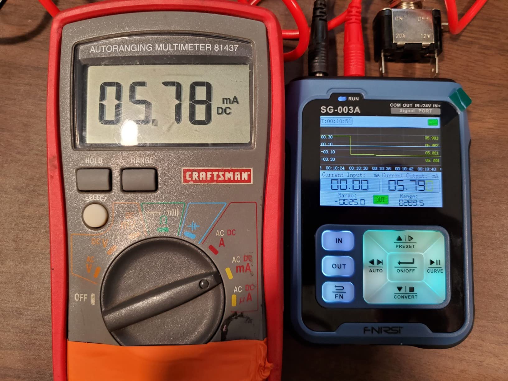 Seesii Upgraded SG-003A Signal Generator, 4-20mA 0-24V Adjustable Analog Current Voltage Generator Simulator with Real-time Curve, Historical Record, Multiple Signal Programmable Function Generator customer photo 2