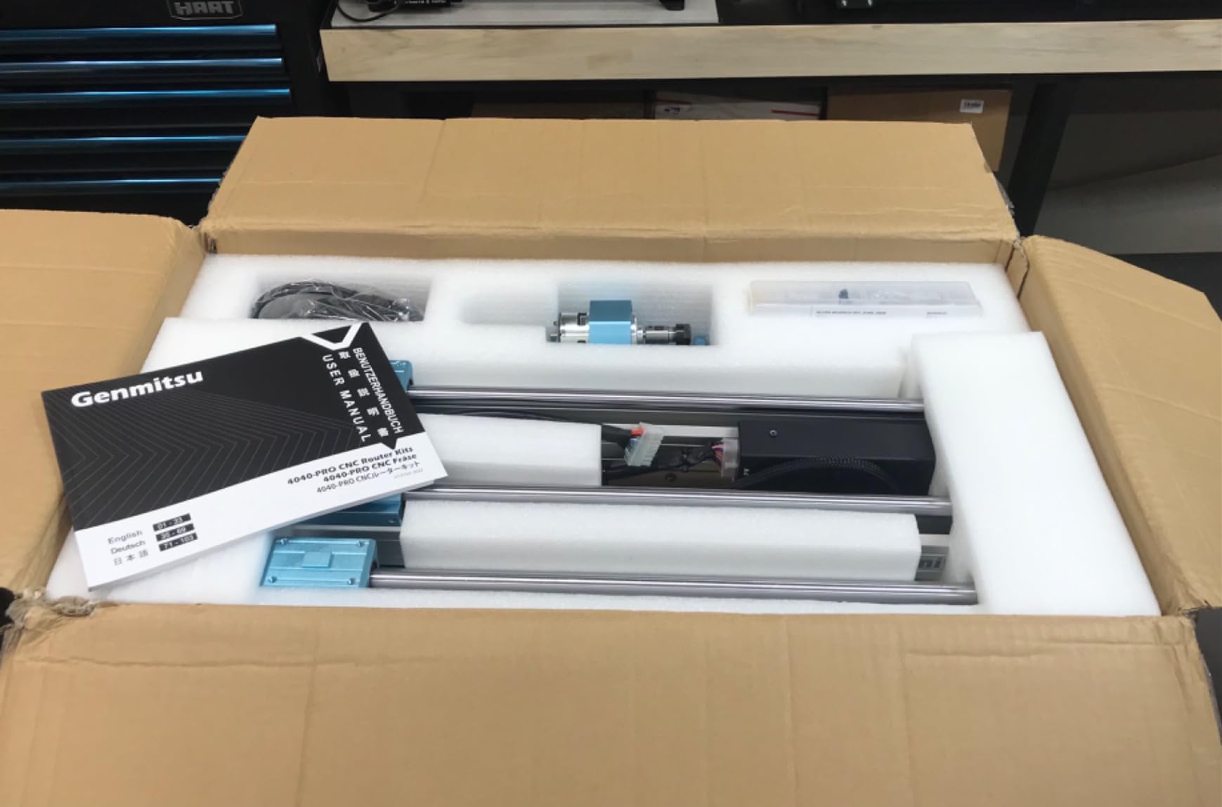 Genmitsu CNC Router Machine 4040-PRO for Metal Acrylic Cutting Milling, GRBL Control, Lead Screw Driven, 3 Axis Engraving, Working Area 15.7 x 15.7 x 3.1 inch customer photo 2