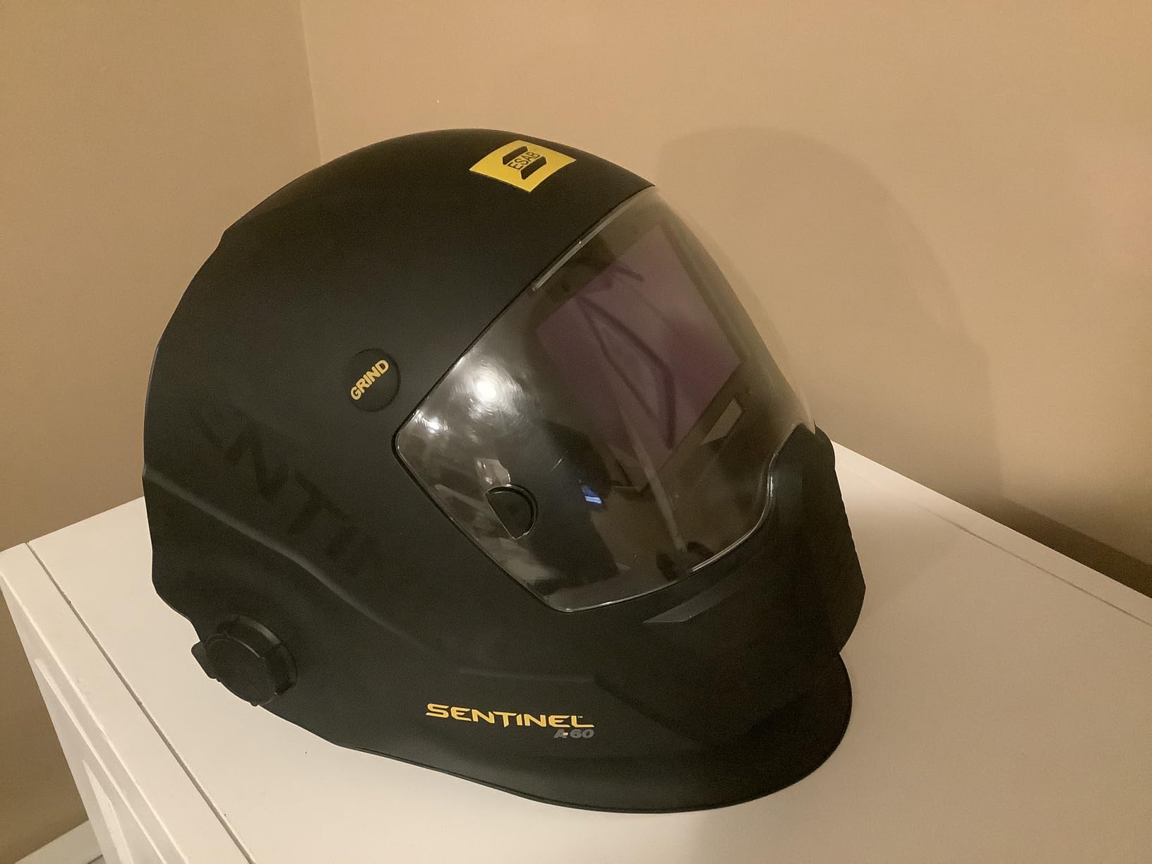 ESAB Sentinel A60 Welding Helmet, Black Low-Profile Design, High Impact Resistance Nylon customer photo 2
