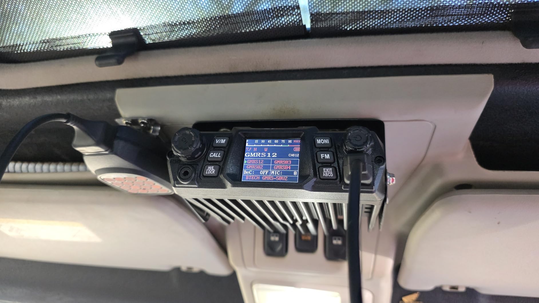 BTECH GMRS-50V2 50W 256 Fully Customizable Channels Mobile GMRS Two-Way Radio. Repeater Compatible, Dual Band Scanning (VHF/UHF), FM, & NOAA Weather Broadcast Receiver customer photo 1
