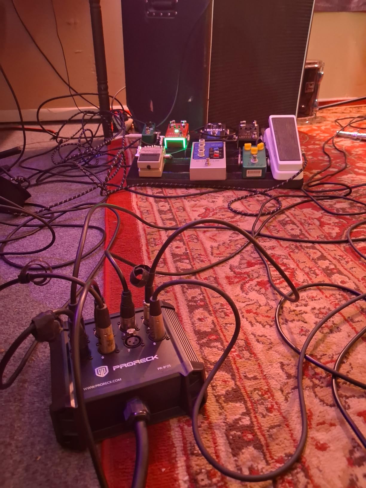 PRORECK 12-Channel Low Profile XLR Send Circuit Board Snake Cables, XLR Splitter Cable for Live, Recording, Stage, Studio, 50 Feet Long customer photo 1