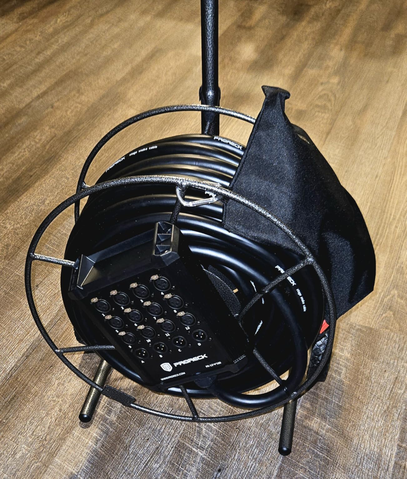 PRORECK 12-Channel Low Profile XLR Send Circuit Board Snake Cables, XLR Splitter Cable for Live, Recording, Stage, Studio, 50 Feet Long customer photo 2