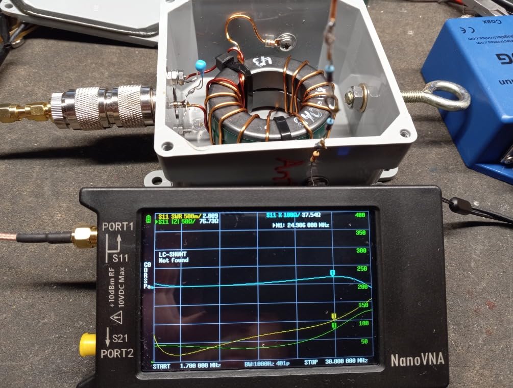 AURSINC NanoVNA-H4 Vector Network Analyzer with 32GB Card, Latest V4.4 9KHz-1.5GHz 4 Touchscreen Nano VNA Antenna Analyzer customer photo 2