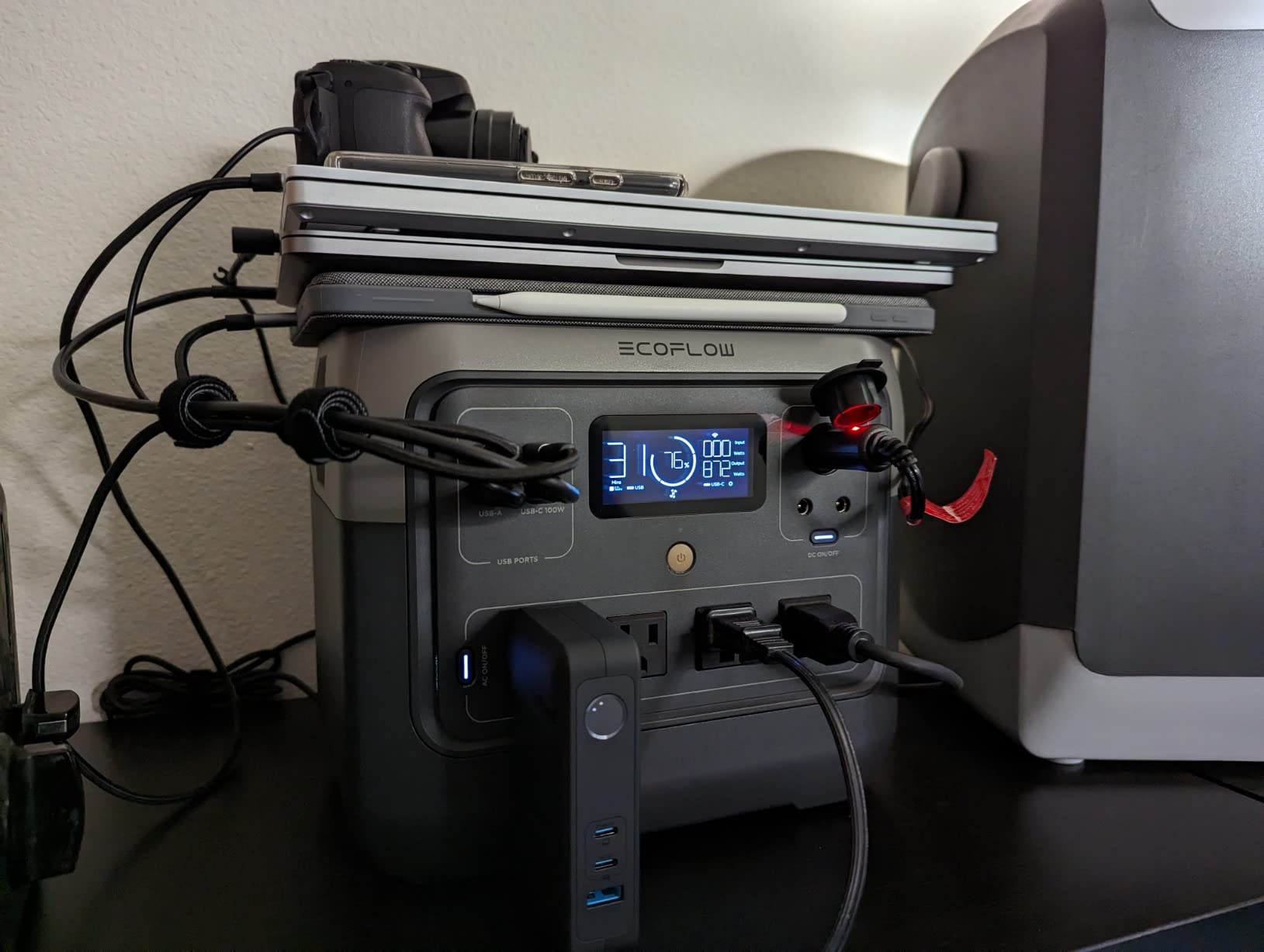 EF ECOFLOW Portable Power Station RIVER 2 Pro, 768Wh LiFePO4 Battery, 70 Min Fast Charging, 4X800W (X-Boost 1600W) AC Outlets customer photo 1